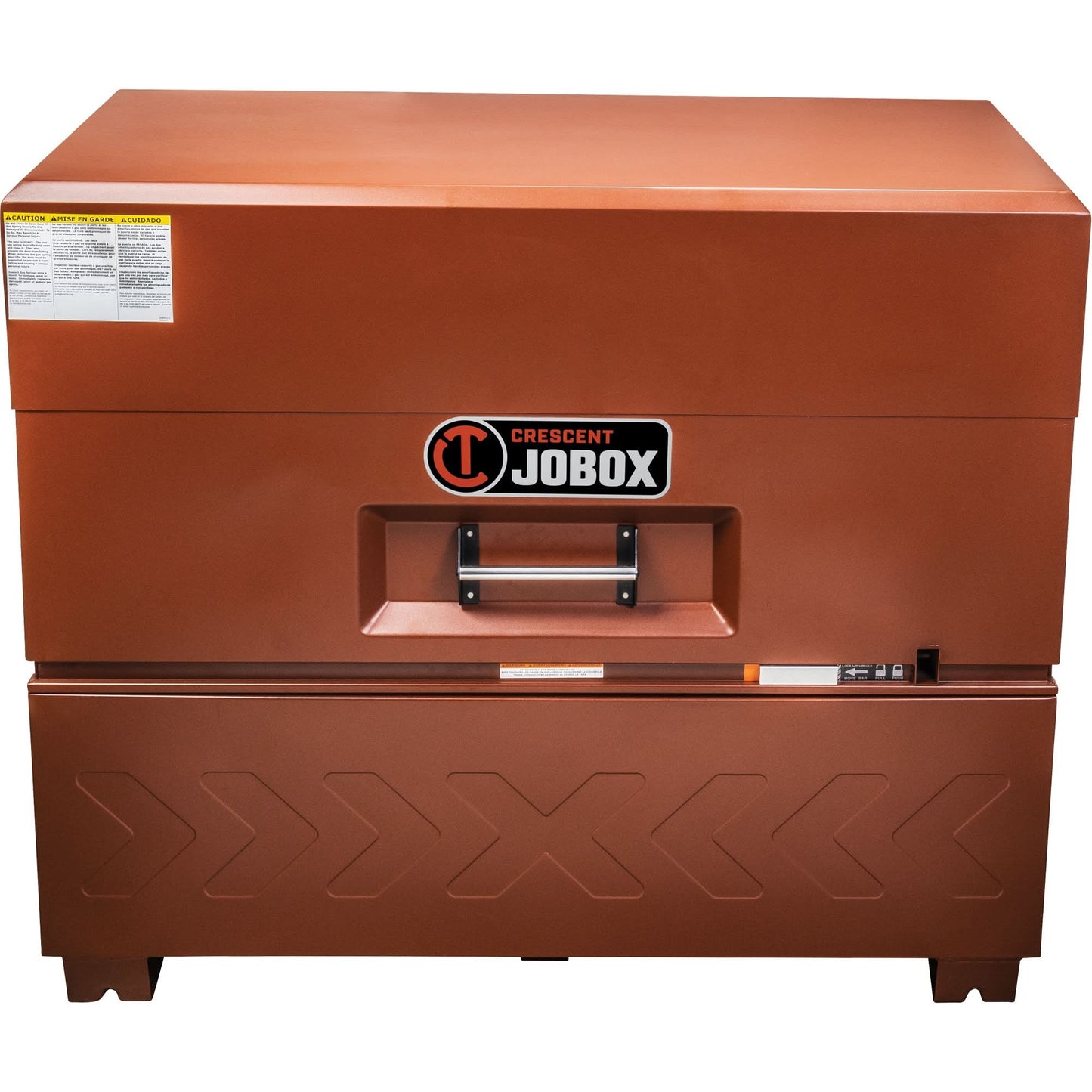 Site-Vault™ Piano Box, 74" W x 31" D x 51" H, Orange