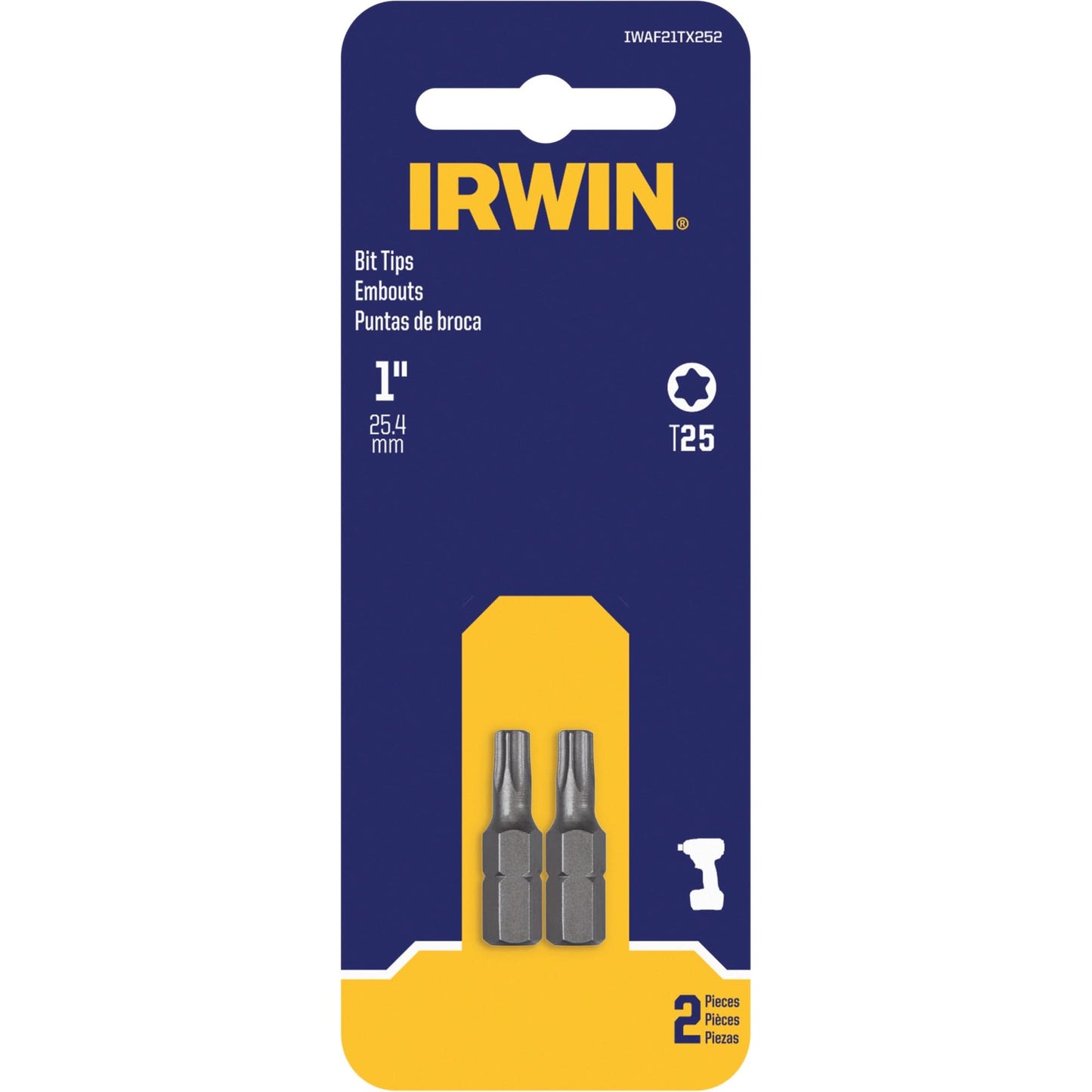 Insert Bits, Torx, T-25, 1/4" Drive