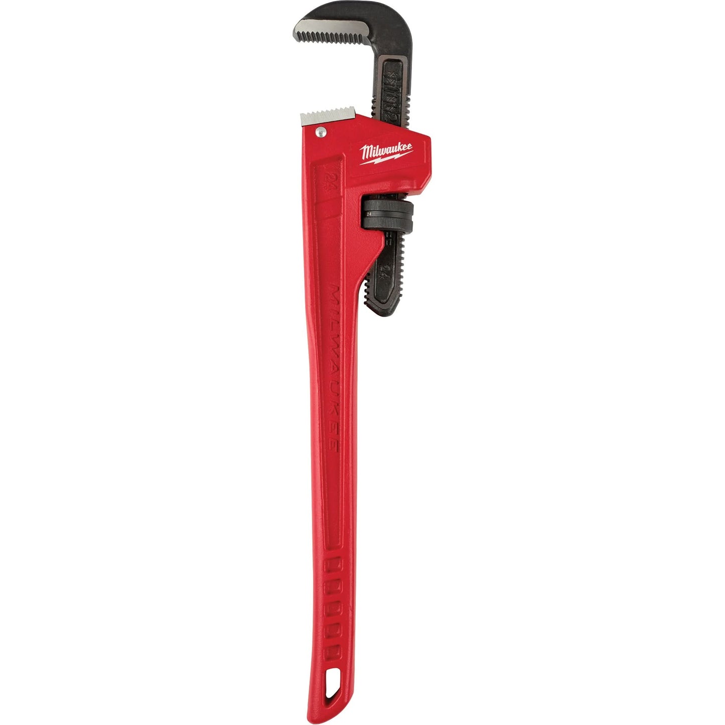 Clé serre-tube, capacité de mâchoire 3 po, longueur 24 po, finition thermolaquée, poignée ergonomique