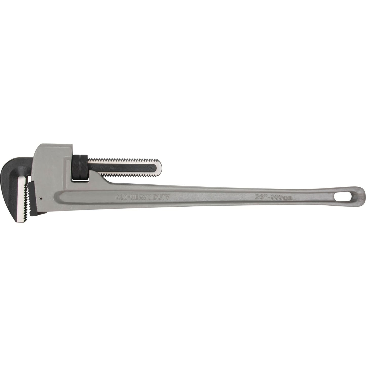 Pipe Wrench, 5" Jaw Capacity, 36" Long, Ergonomic Handle