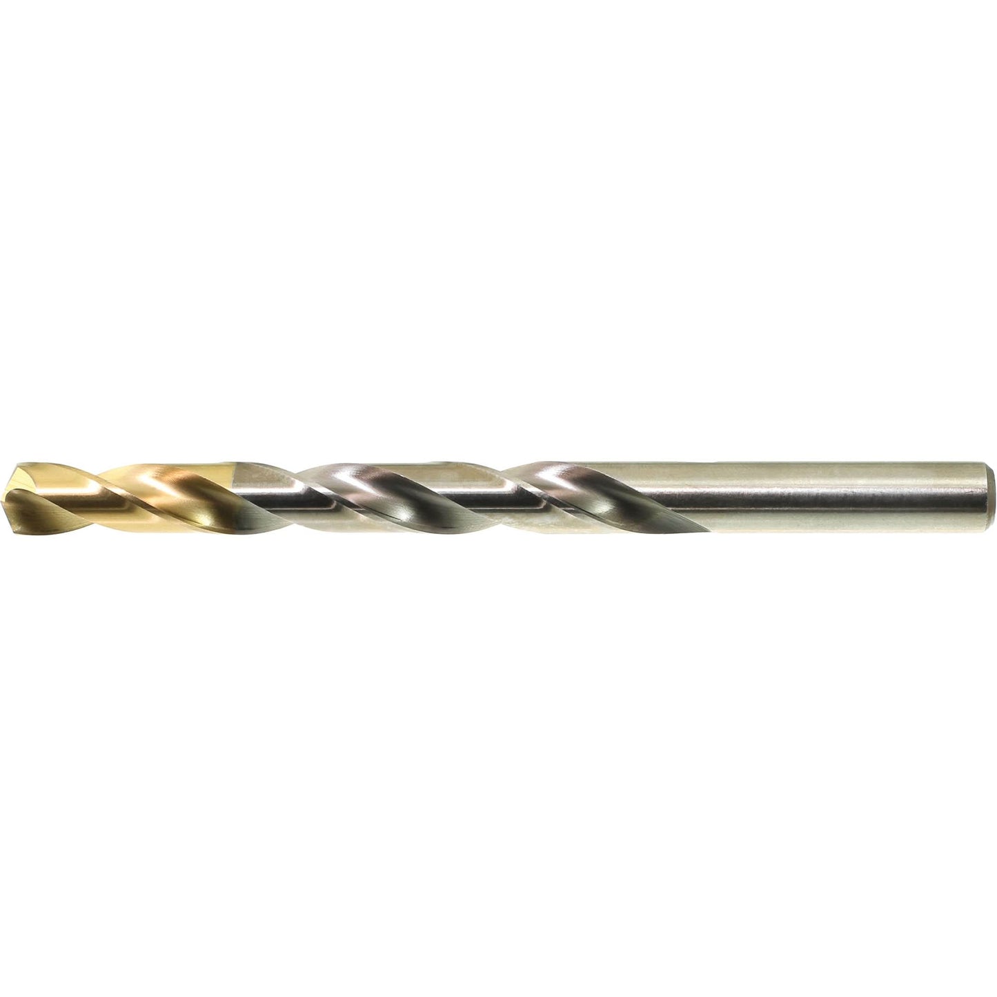 Drillco® TiN Tipped Jobber Drill Bit, High Speed Steel, 17/64", 4-1/8" L, 2-7/8" Flute, 135° Point Angle