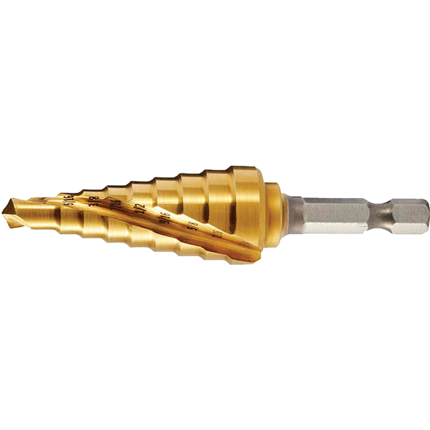 Drillco® #1 Step Drill, 1/8" - 1/2" , 1/32" Increments