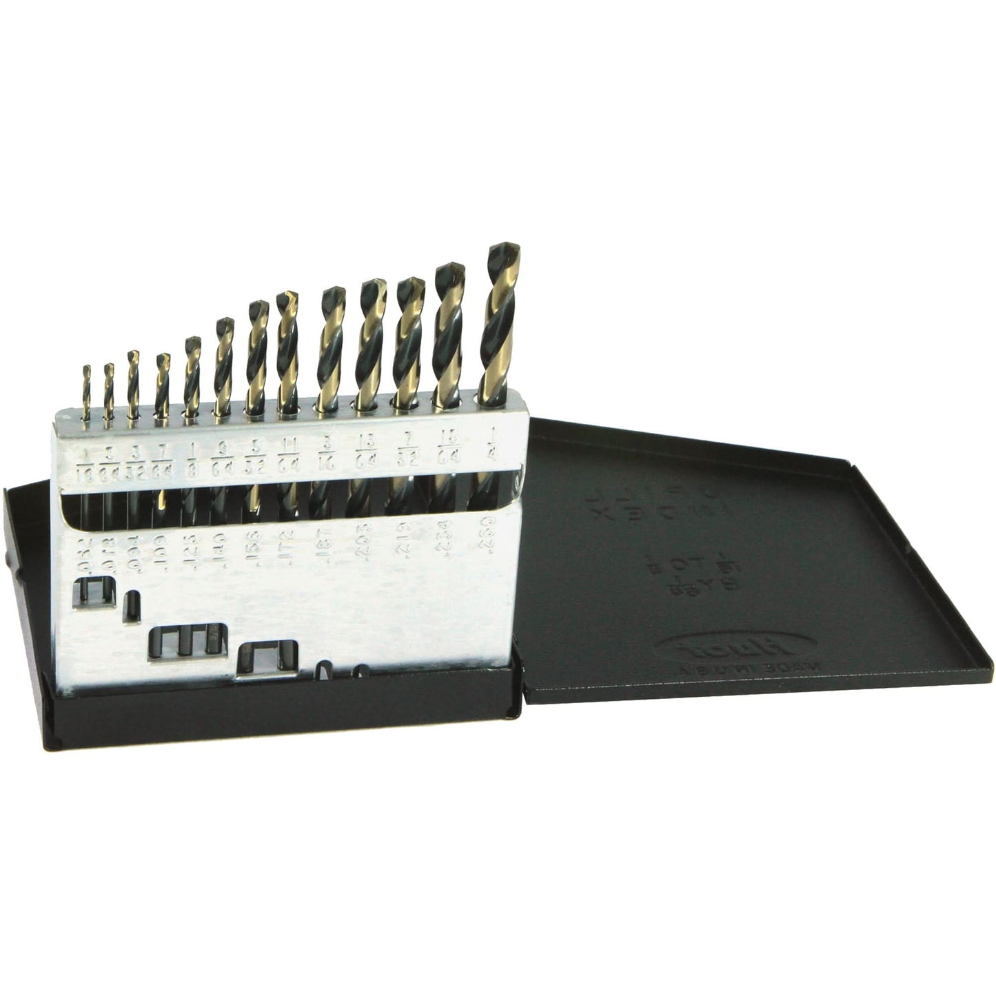 Drillco® Metric Jobber Length Drill Bit Set, 13 Pieces, High Speed Steel