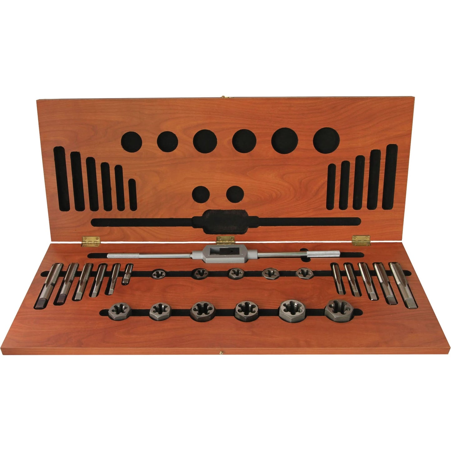 Drillco® Tap & Round Adjustable Die Set, 20 Pieces