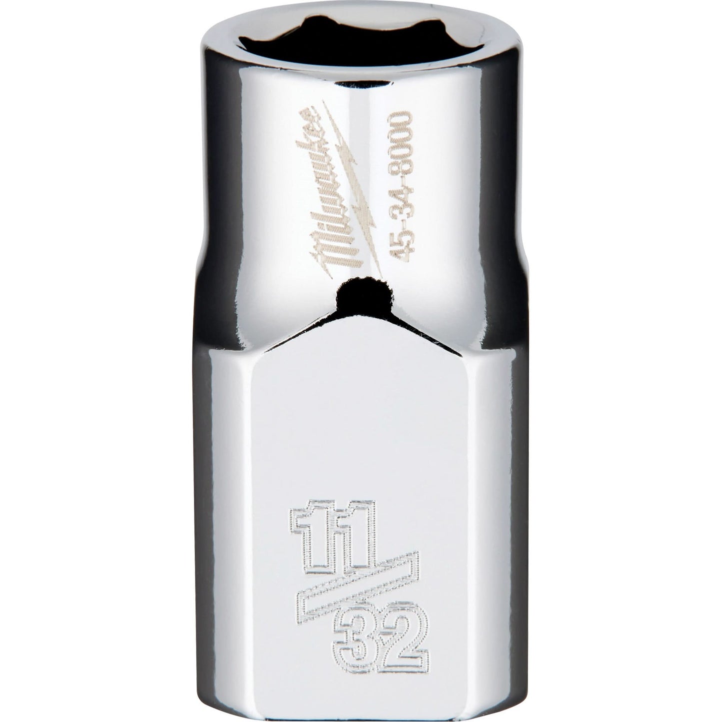 SAE Socket with Four Flat™ Sides, 11/32", 3/8" Drive, 6 Points