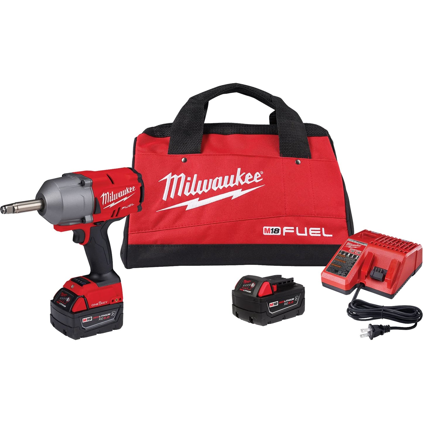 M18 Fuel™ Anvil Controlled Torque Impact Wrench with One-Key™ Kit, 18 V, 1/2" Socket