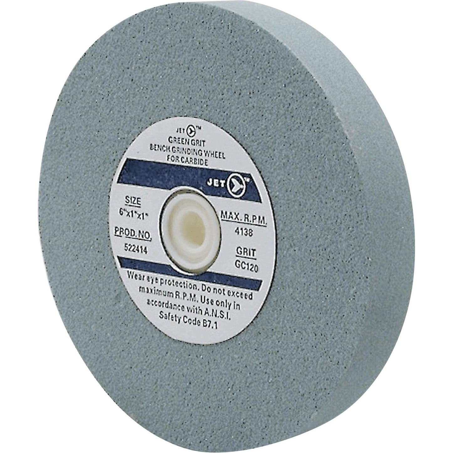 GC675C Bench Grinding Wheels, 6" x 3/4", 1" Arbor, Silicon Carbide