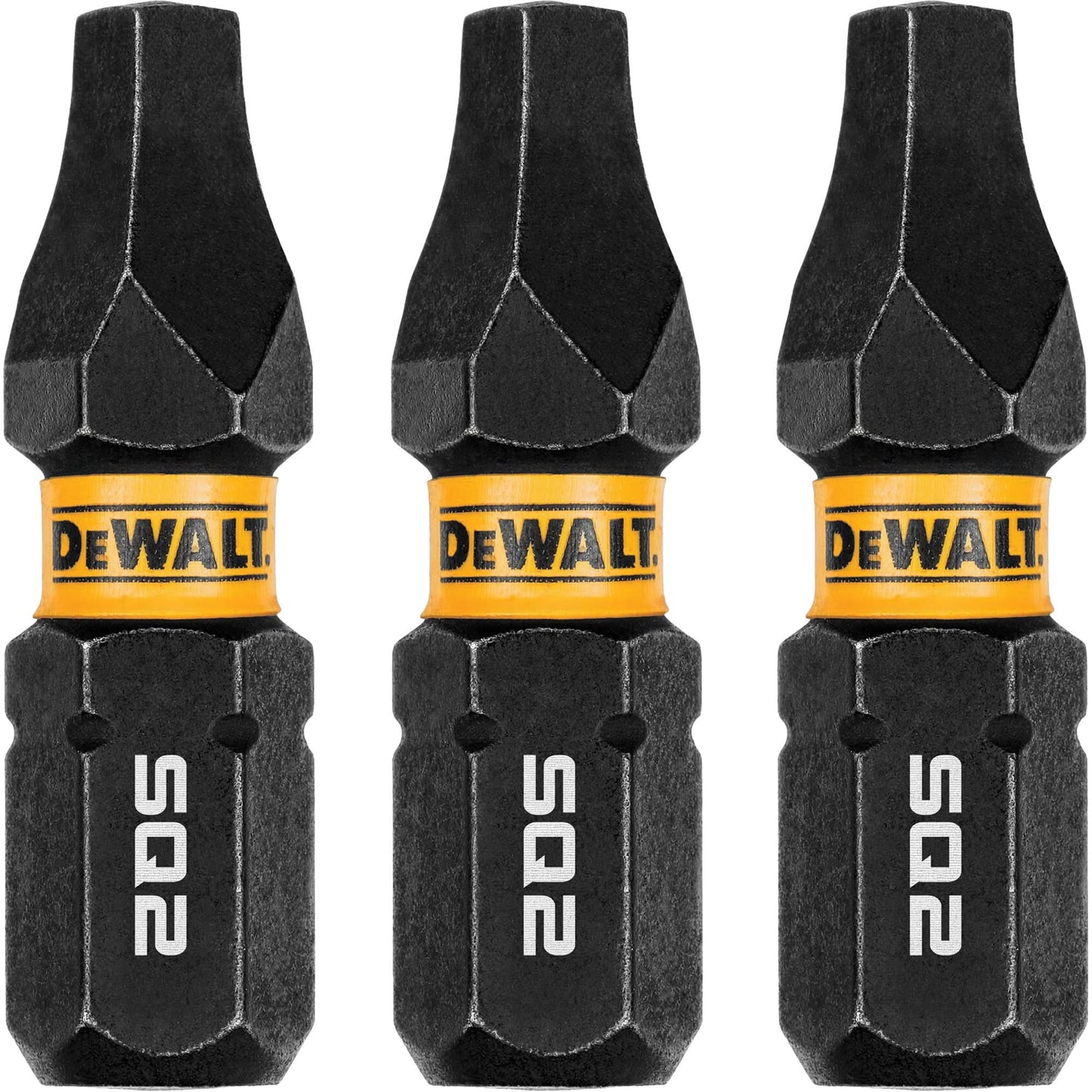 3-Piece FLEXTORQ® Impact Screwdriving Bits, Square, #2, 1/4" Drive