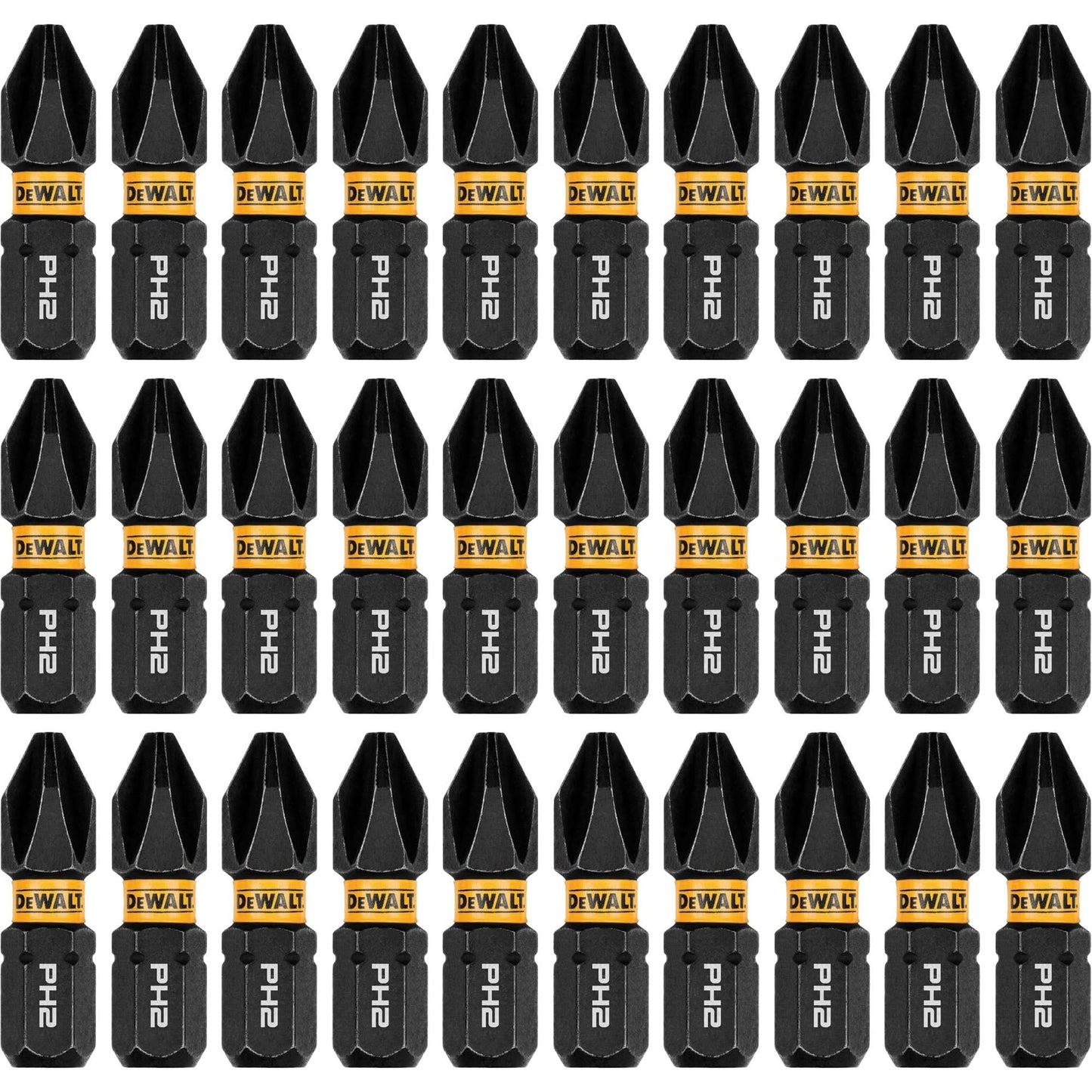 30-Piece FLEXTORQ® Impact Driver Bit Set, Phillips, #2, 1/4" Drive