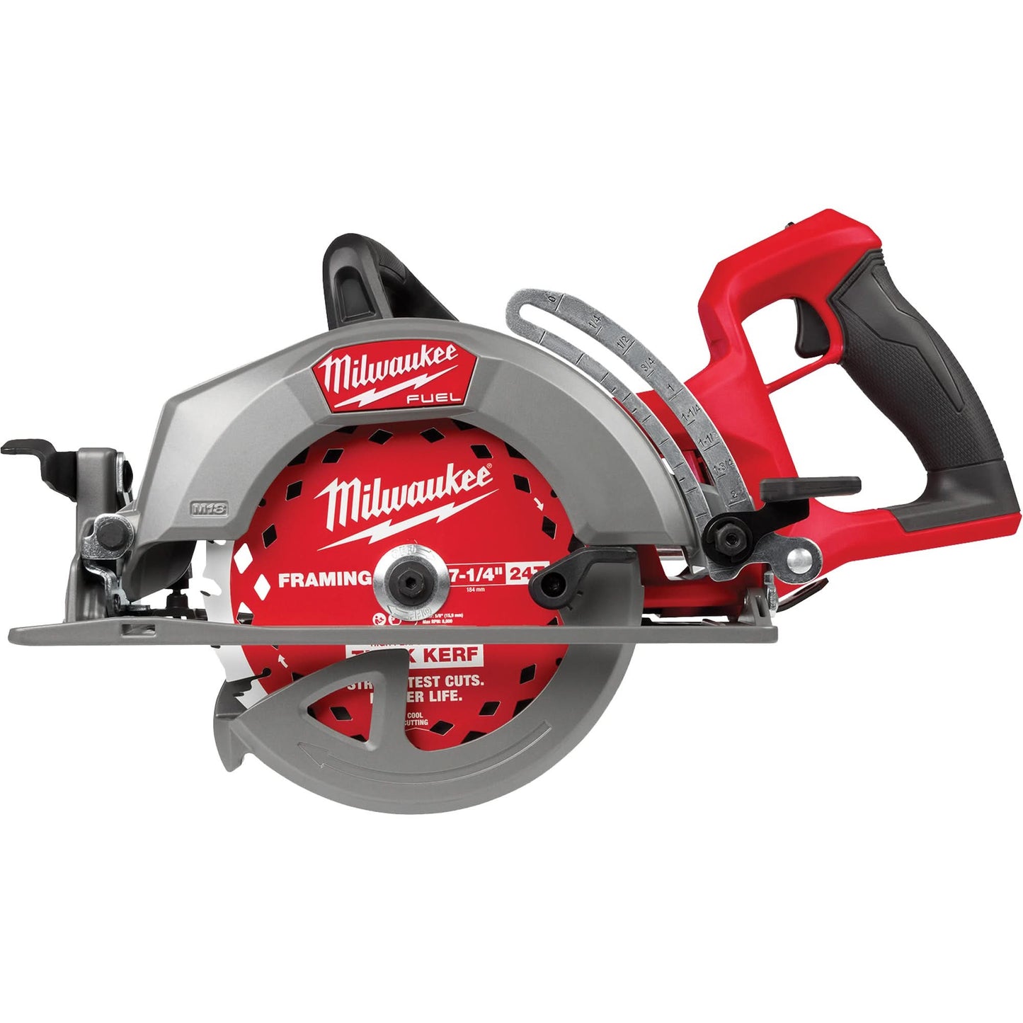 Scie circulaire à poignée arrière M18 Fuel™ - Outil seul, 7-1/4 po, 18 V