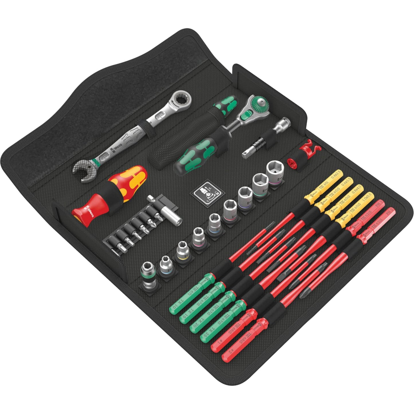 Kraftform Kompakt W Imperial 1 Maintenance Tool Kit, 35 Pcs, 1/4" Drive Size