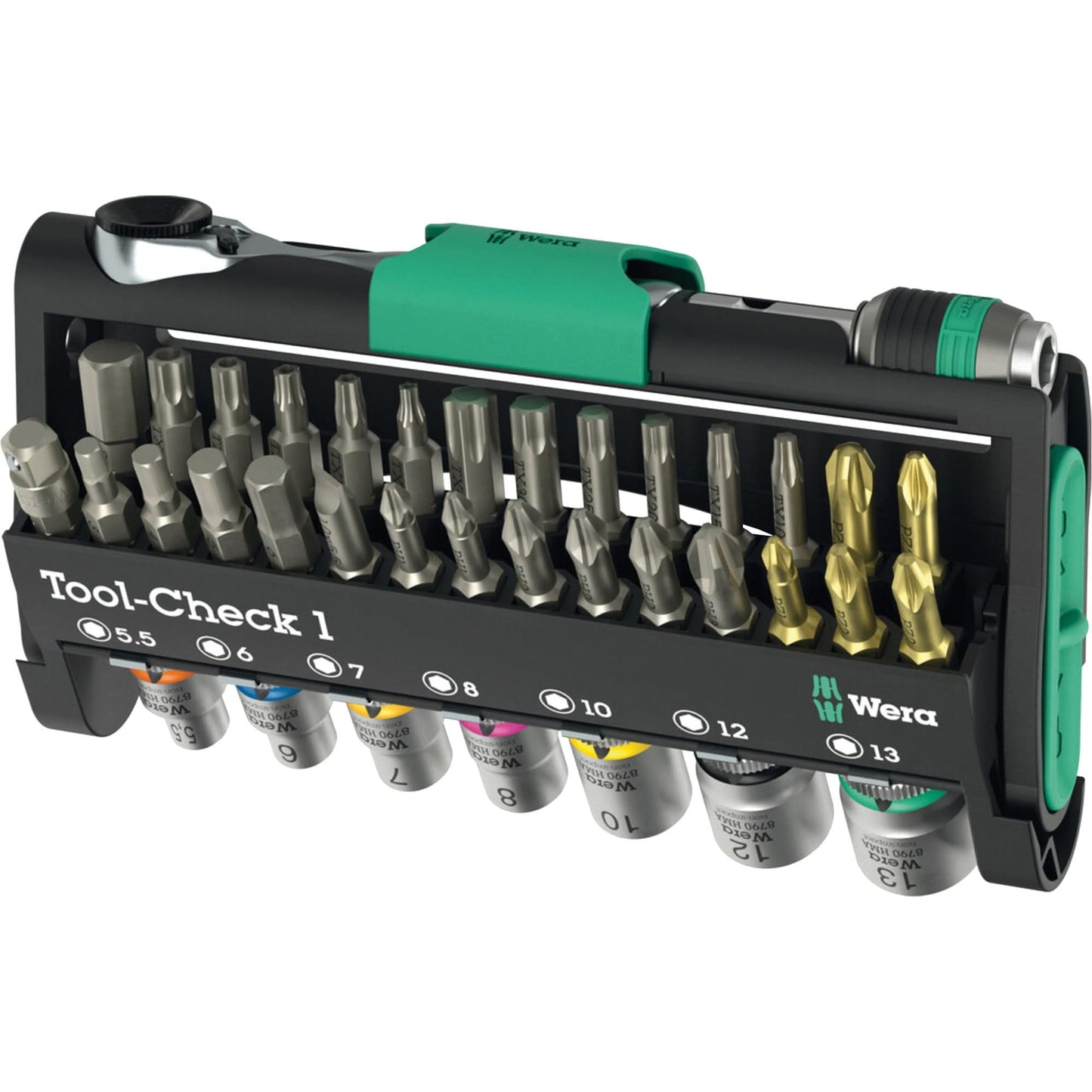 Tool-Check 1 Tool Kit, 38 Pcs, 1/4" Drive Size
