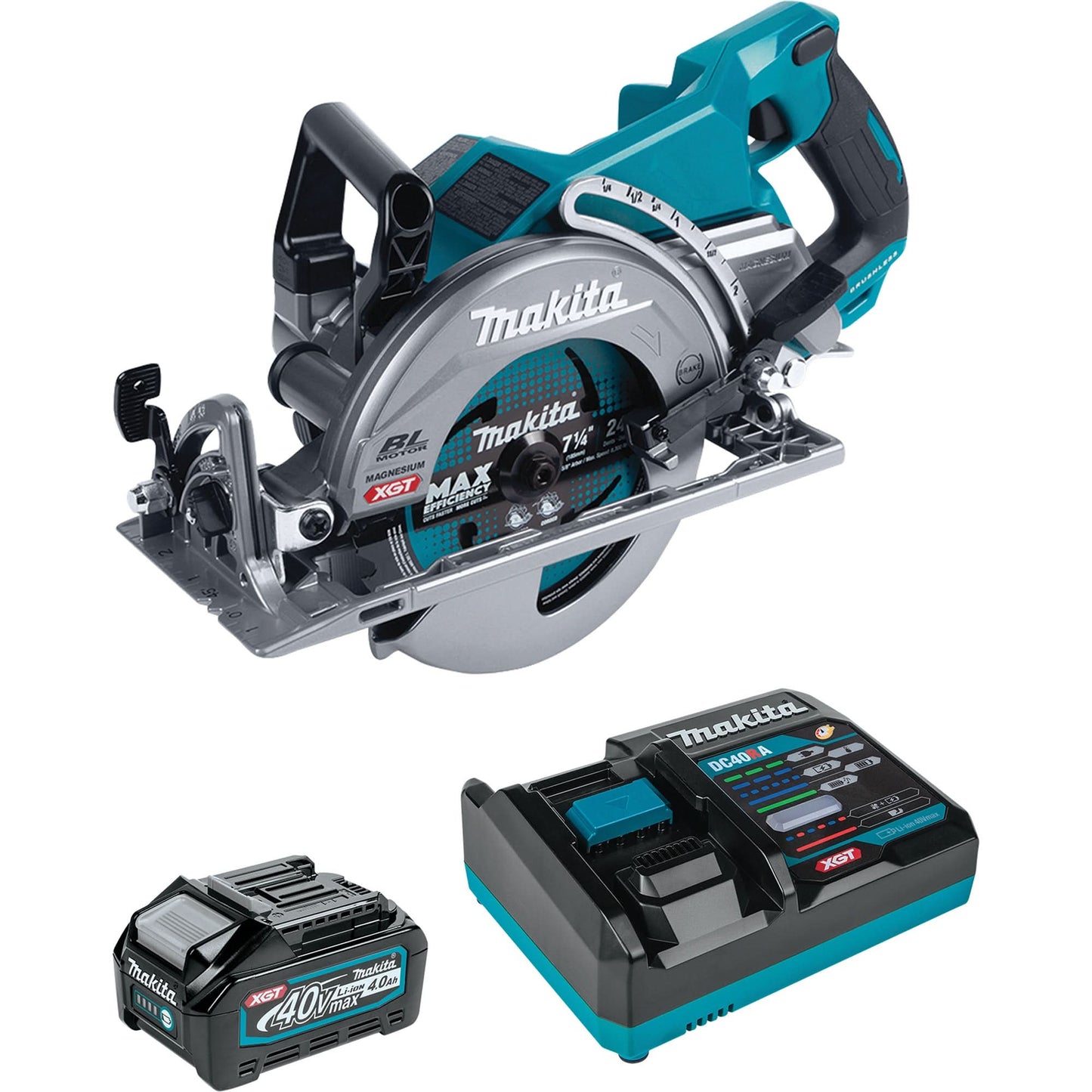 40Vmax XGT Brushless Circular Saw with 4.0Ah Battery Kit