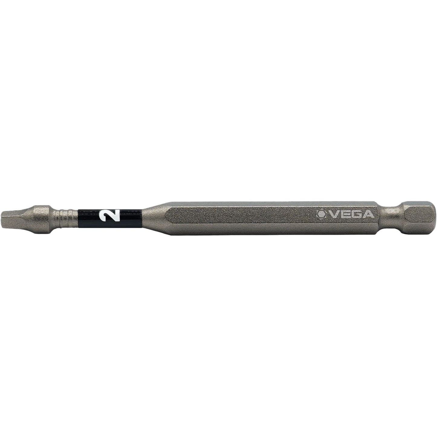 Impactech® Power Bit, Square, #2 Tip, 1/4" Drive Size, 3-1/2" Length