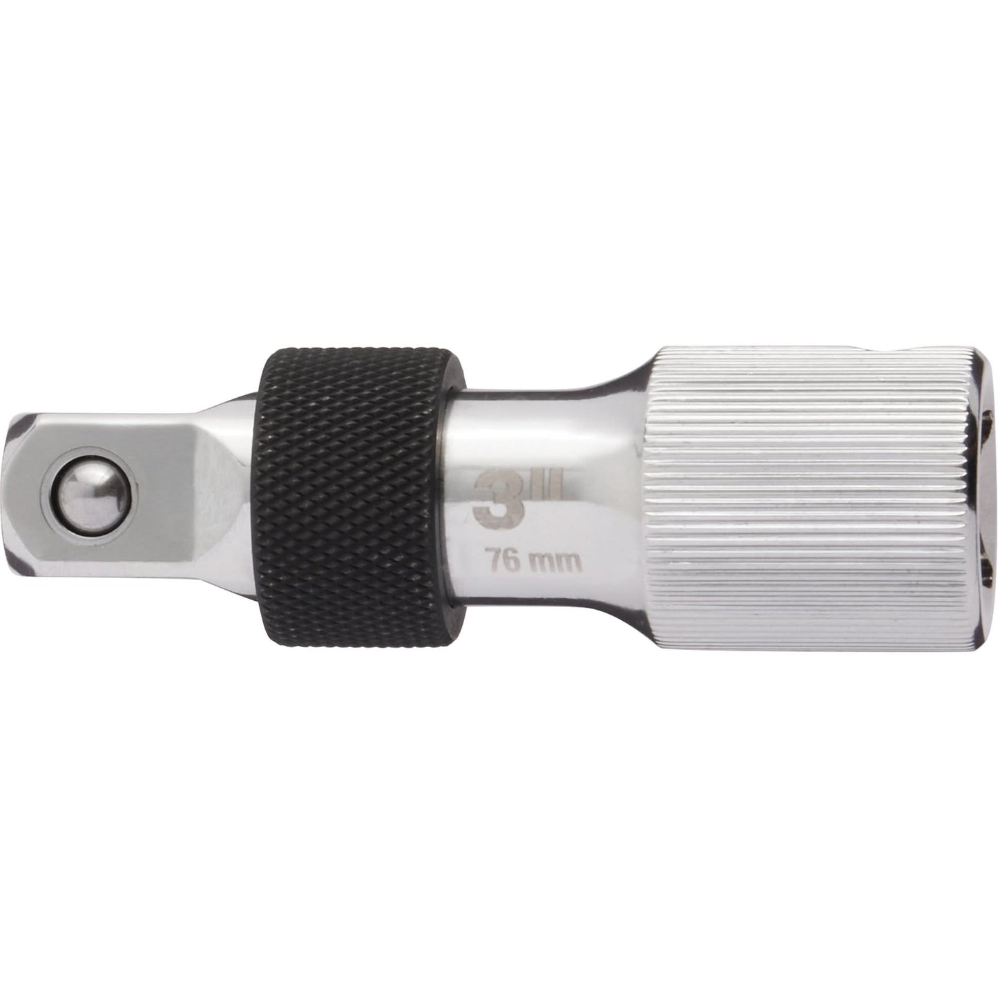 Locking Extension Socket, 1/2" Drive, 3" L