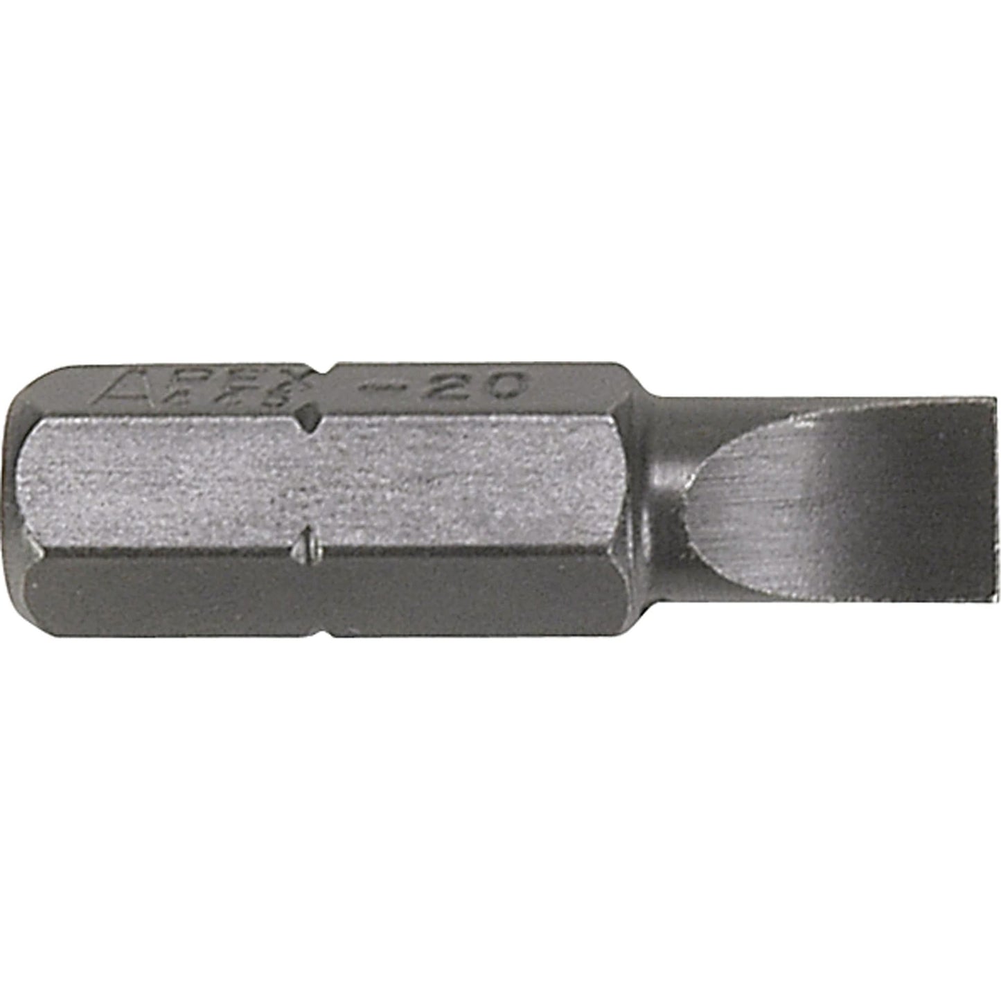 Limited Clearance Insert Bits, Slot, 1/4", 1/4" Drive