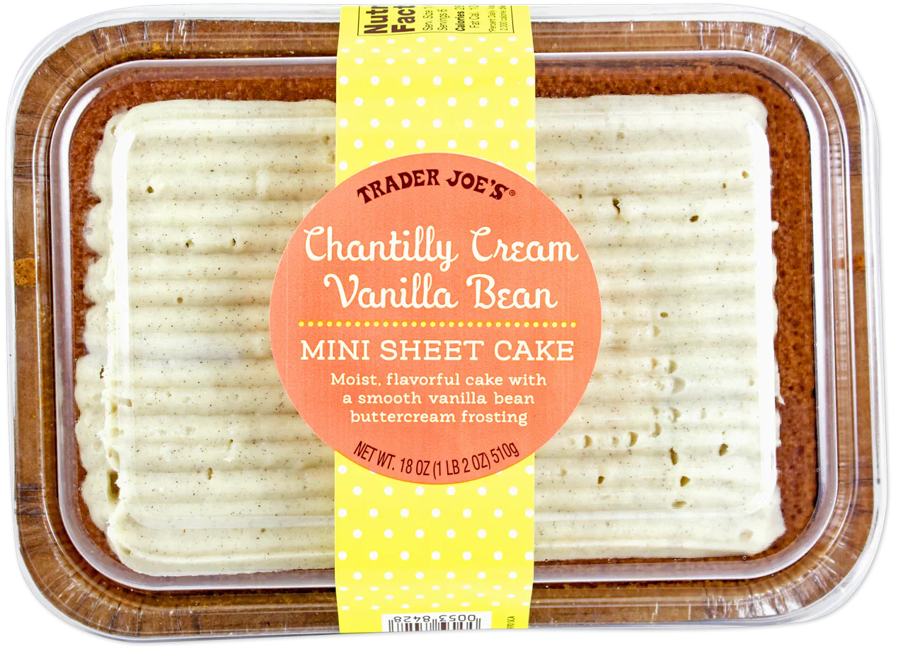 Mini-gâteau à la crème Chantilly et à la vanille Trader Joe's, 510g