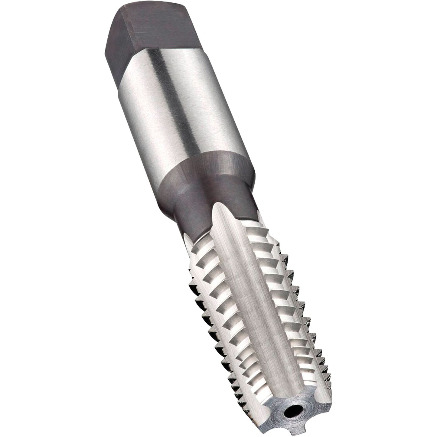 Interrupted Thread Machine Pipe Tap, 1/8"-27, 5 Flutes, 70 mm L, Taper, High Speed Steel