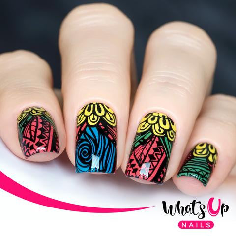 Whats Up - Majestic Flowers Stamping Plate