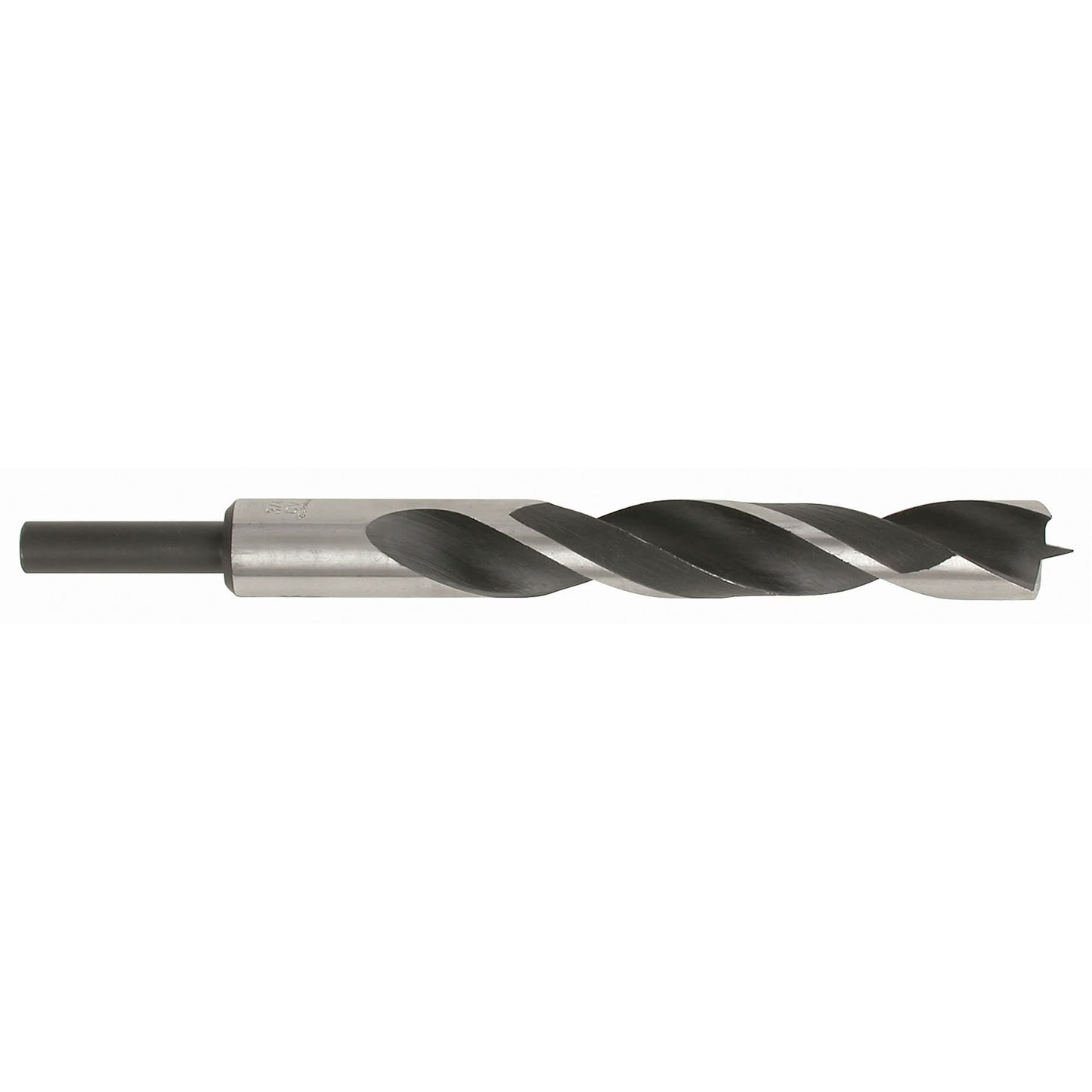 Brad Point, Wood Drills, 3/4", 7-3/4" Length, 3/8" Shank