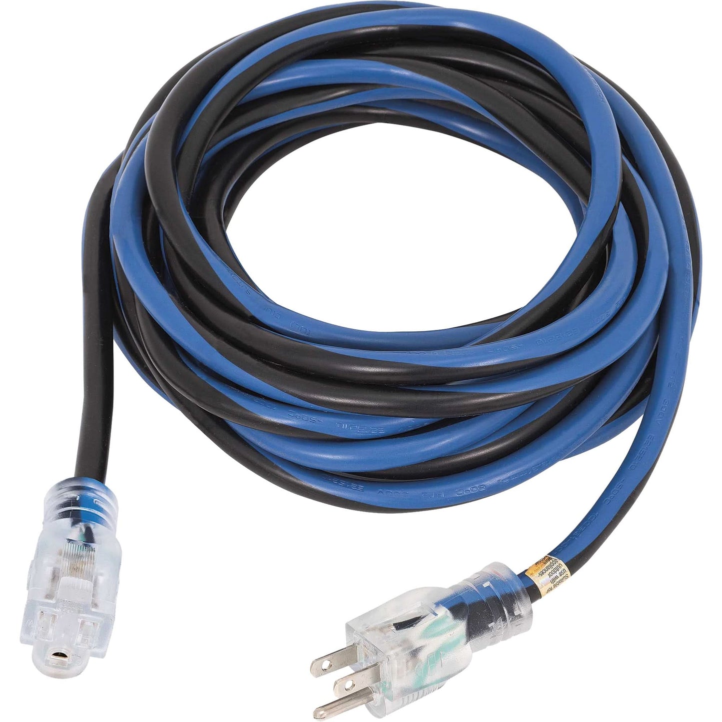 Rallonge de chantier JLEC-14100S, intérieur/extérieur, SJTOW, 14 AWG, 13 A, 30,5 m