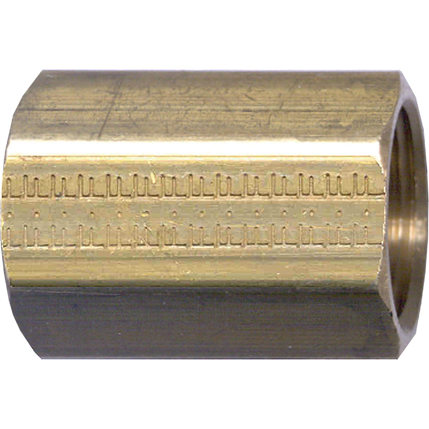 Pipe Coupling, Brass, 1/4"