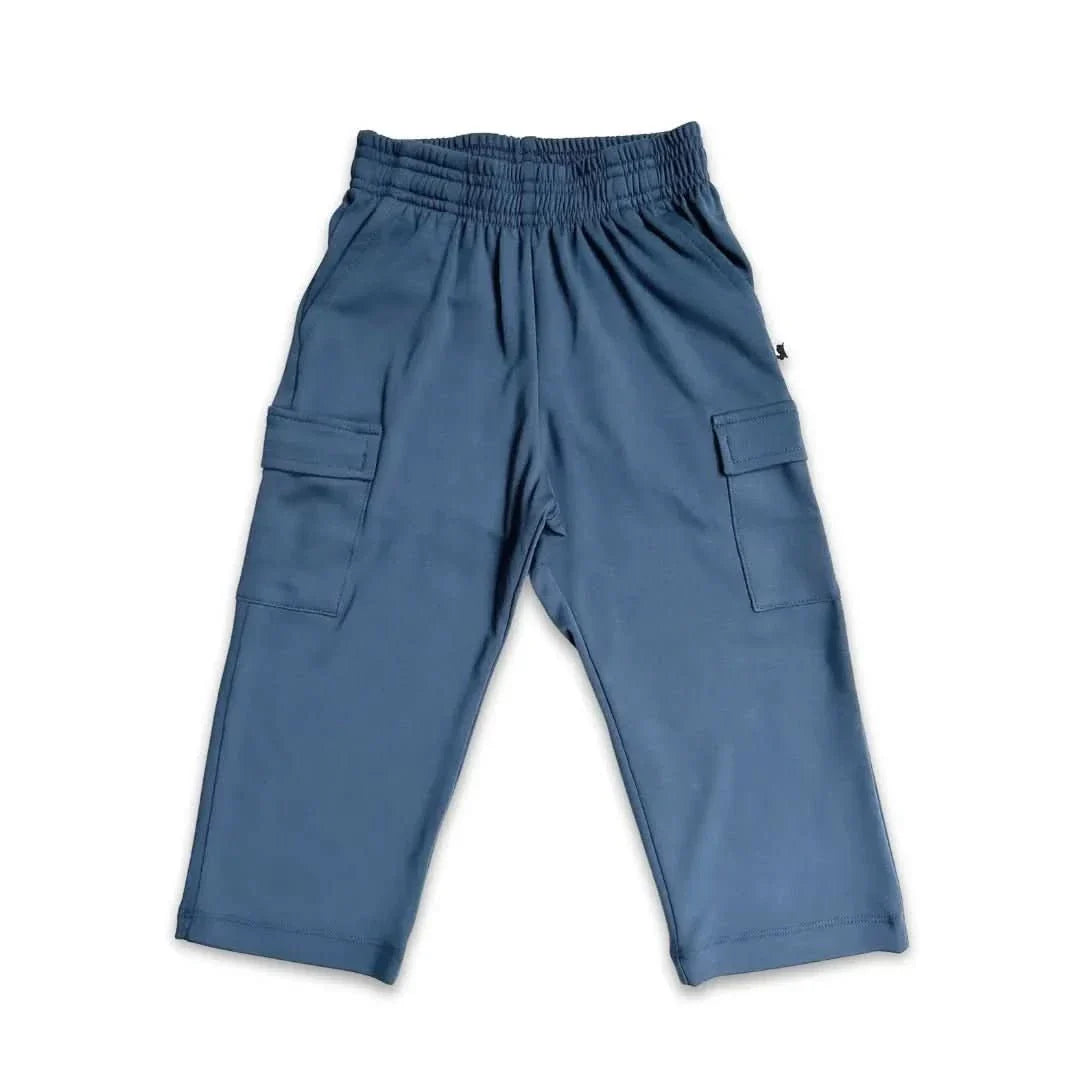 Youth Bamboo Cargo Pants | Black