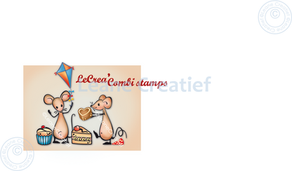 Lecreadesign Combi Clear Stamp Mice Party