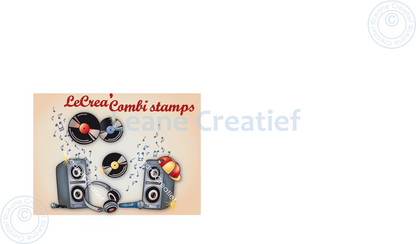 Lecreadesign Combi Clear Stamp DJ Dance Party