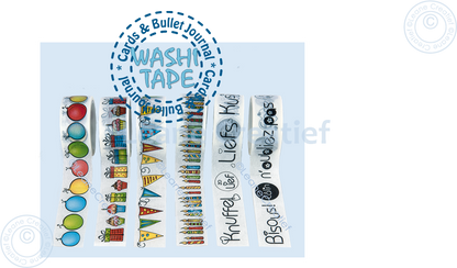 Washi Tape Candles 20mm x 5m