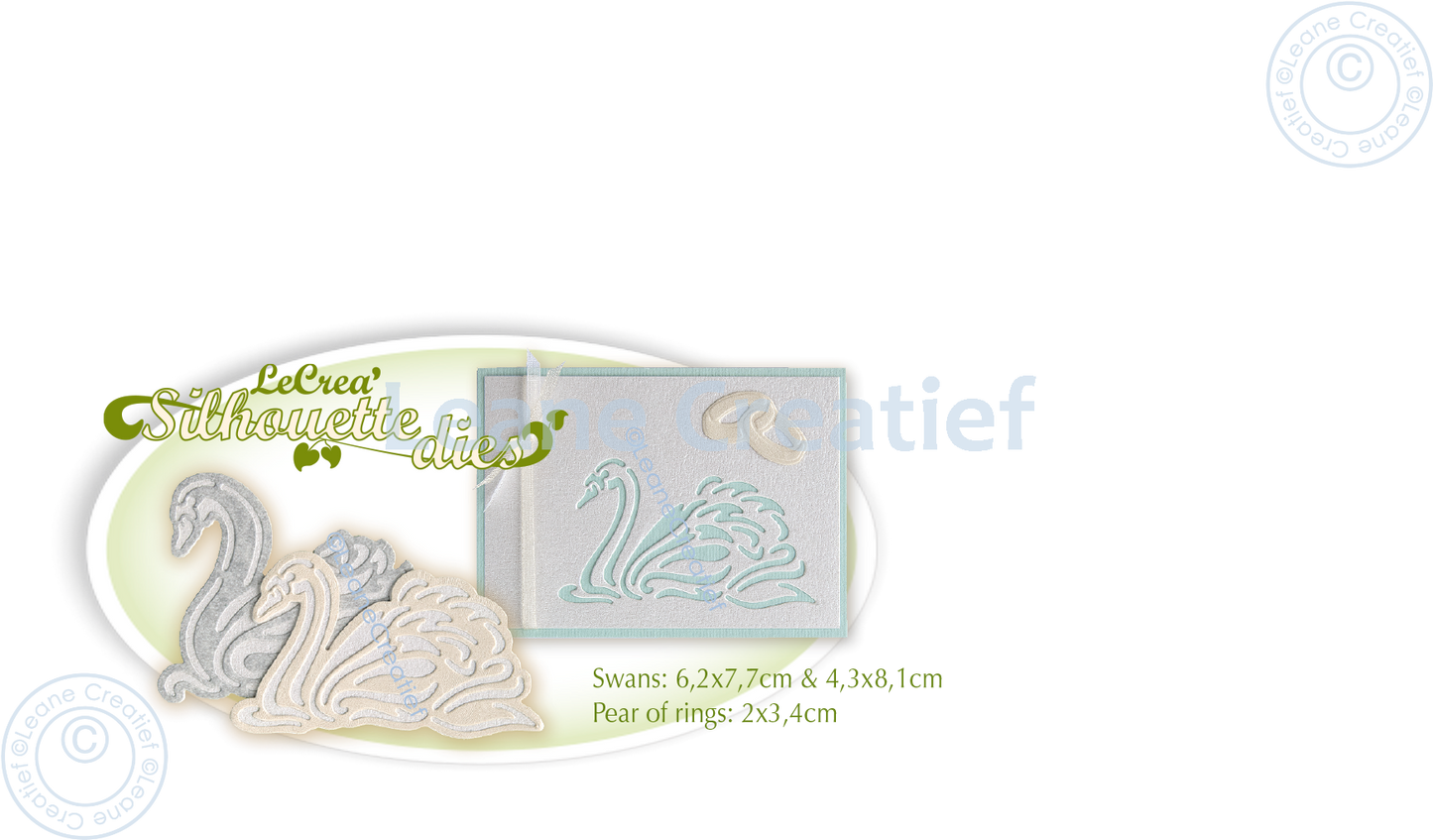 Lea’bilitie Swans Silhouette Cutting Die