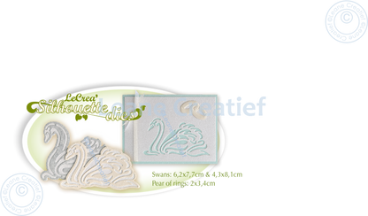 Lea’bilitie Swans Silhouette Cutting Die