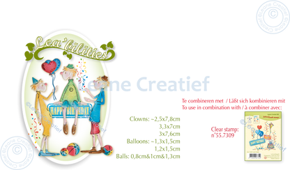 Lea’bilitie Clowns Cut and Embossing Die