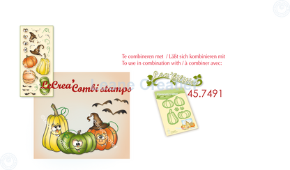 LeCreaDesign Combi Clear Stamp Pumpkins