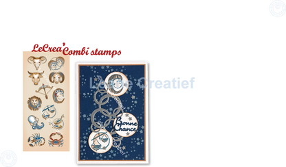 LeCreaDesign Combi Clear Stamp Zodiac Signs