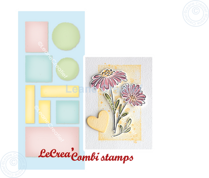 LeCreaDesign Deco Clear Stamp Background Frames