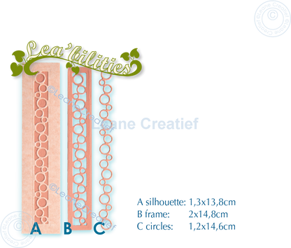 Lea’bilitie Borders Circles Cutting Die