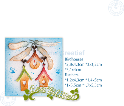 Lea’bilitie Birdhouses & Feathers Cut And Embossing Die