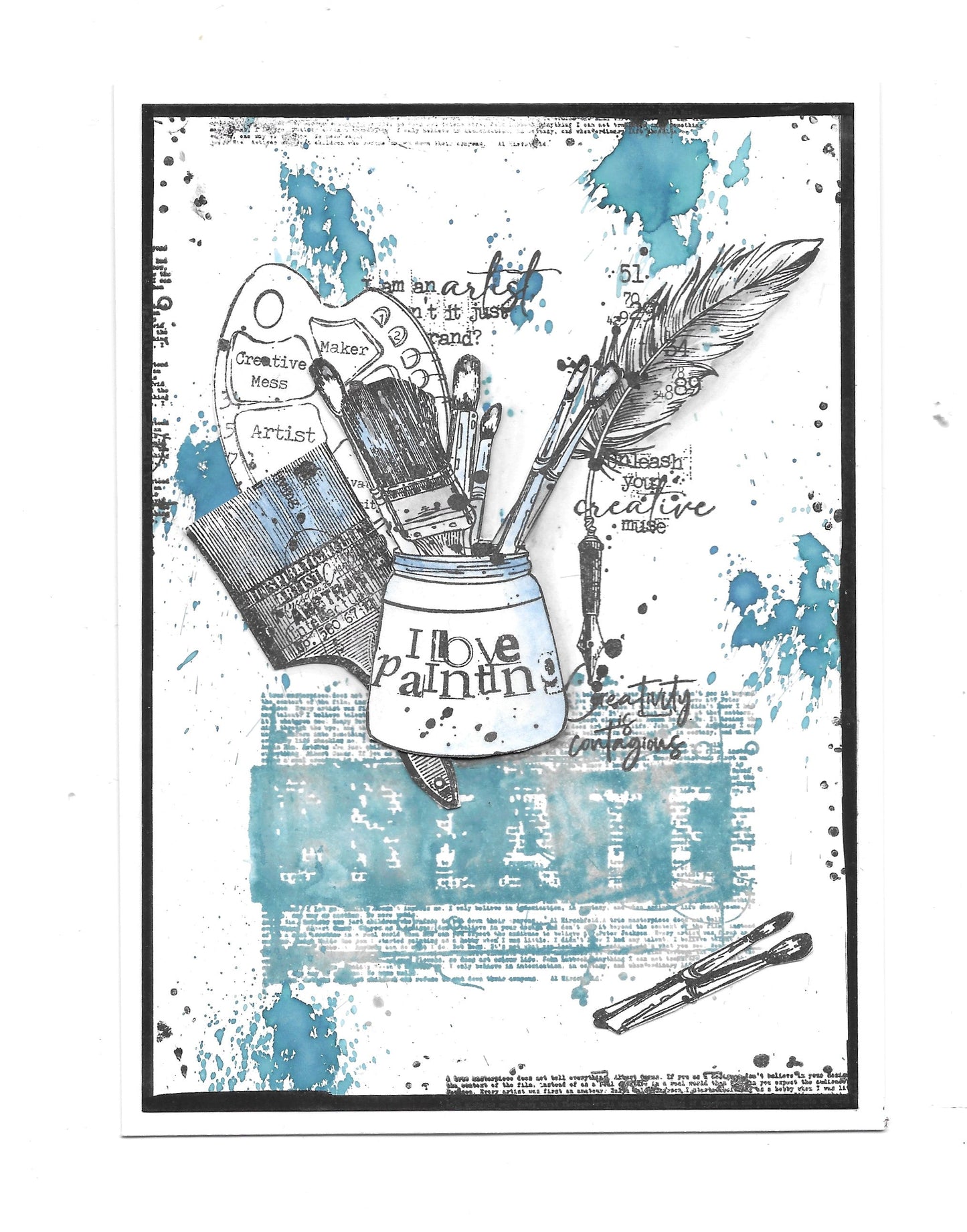AALL and Create Lot de tampons - 922 - Splat Create