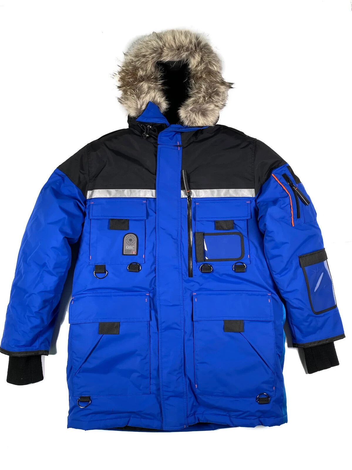 Outdoor Survival Canada OSC Mission Parka Unisex -60°C Down Parka RED Medium - ON DISPLAY