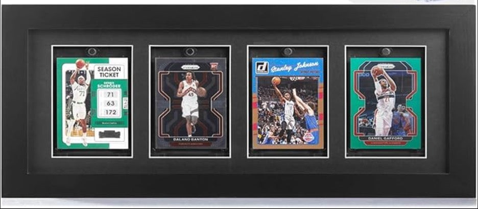 EVORETRO Wooden Display Frame for Cards, Magnetic holder