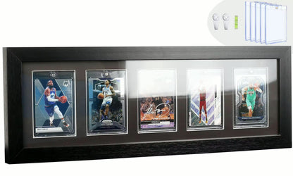 EVORETRO Wooden Display Frame for Cards, Magnetic holder