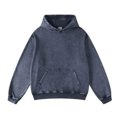 Fall Winter Thick Pullover Hoodie Sweatshirts For Men