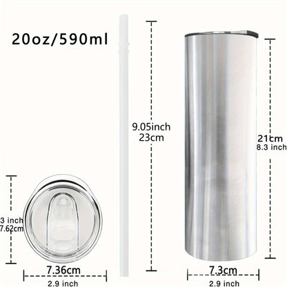 1 pièce, Gobelet Disney Stitch personnalisé avec couvercle, Bouteille d'eau en acier inoxydable de 20 oz, Tasses à eau isothermes droites, Vaisselle d'été et d'hiver, Accessoires de voyage en plein air, Cadeaux personnalisables