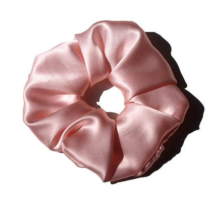 Fashion Silk Satin Hair Scrunchies Hair Ties Ponytail Holder