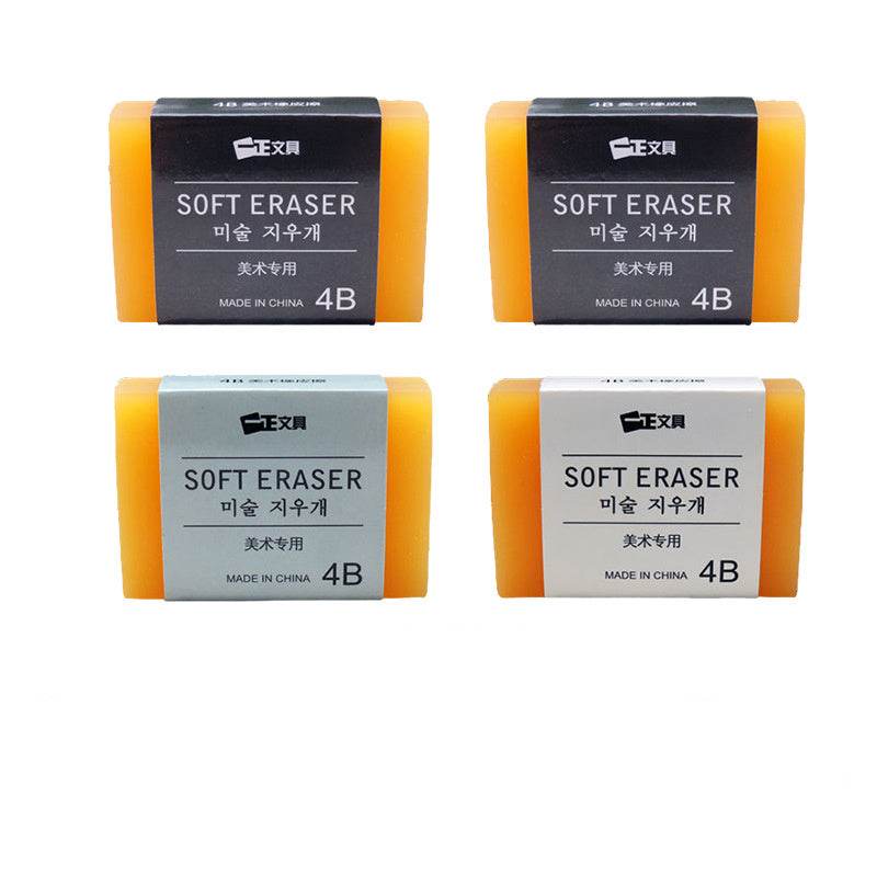 Gomme à effacer 4B de haute qualité, grande, en plastique, pour artistes, crayons, croquis, étudiants, papeterie, fournitures scolaires et de bureau