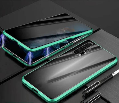 iPhone Case Anti-peep Magnetic  Privacy Glass Protective Shell Magnetic