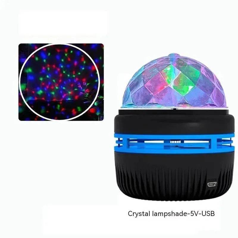 Projecteur de lumière LED Mini boule de cristal magique ciel étoilé