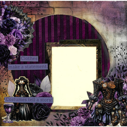 3Quarter Designs Gothic Innovation 12x12 Design Paper & Diecuts Set