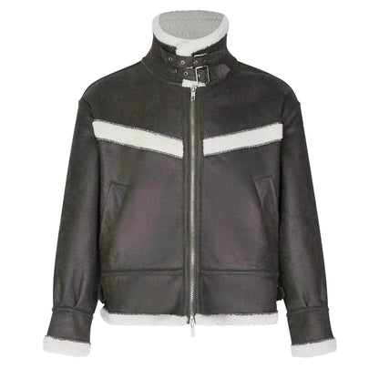Veste-manteau en coton à boucle tout-en-un pour homme